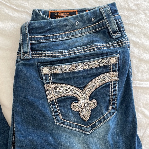 COPY - Rock Revival Jeans. Size 29 long. Tansy Mid Rise Curvy Boot - Picture 3 of 8